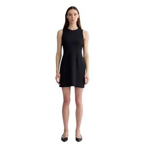Everlane The Dream 90’s Shift Dress Black Sleeveless Mini Womens Size Small